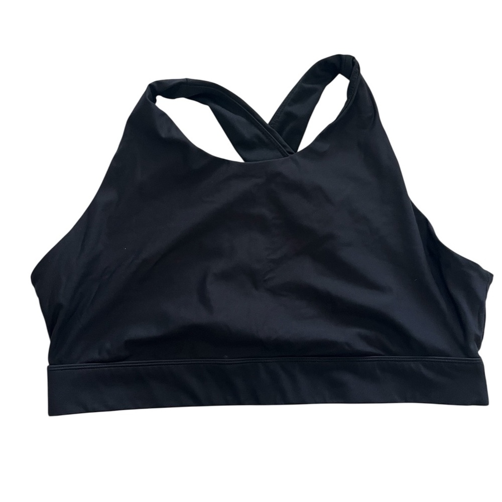 Fabletics No-Bounce High Impact Sports Bra in Black - Size 1X